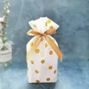 Fashion Candy Cookies Gift Bags With Ribbon Snack Biscuit Baking Package Wedding Birthday Party Decoration Christmas Gift Bags