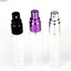 600pcs / lot mini 10ml glas parfym spray flaskor atomizer påfyllningsbara tomma flaskor med färgstark spruta