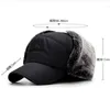 Windproof Warm Hat Men Women Bomber Faux Fur Ear Flap Hat Cap Winter Ski Trooper Trapper Solid Color Cotton Lei Feng Caps gorras