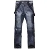 Pantaloni da sci Top Quality Snow Men Denim Man Ski Waterproof Outdoor Sportwear Warm Bretelle Pantaloni da cintura