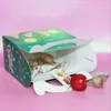 3D Рождественские лечения подарочные коробки для праздника Рождественские подарки подарки бумажный коробка вечеринка одолжение поставки конфеты печенье оберточные коробки эльф Санта Снеговик оленей FHH21-843