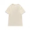 남성 T 셔츠 클래식 프린트 여름 이탈리아 패션 코튼 셔츠 편지 캐주얼 Womenn 남자 짧은 소매