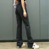Jeans da donna gamba dritta mamma pantaloni larghi a vita alta pantaloni dritti moda donna pantaloni larghi casuali non definiti 210708