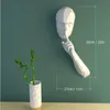 Oggetti decorativi Figurine L'uomo silenzioso Modello di carta 3D Scultura fatta a mano fai-da-te Arte moderna Decorazione della parete Artigianato per soggiorno