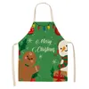 Juldekorationer Förkläde Santa Linen Kitchen Förkläden Merry For Home Navidad Xmas Gifts År 2022 Dekor