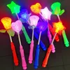 Party Supplies LED Glow Stick Light Up Rice Particed Spring Star Rose Shaking Glow-Stick För Festlig Bröllop Dekoration Leksaker EWF13607