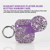 Luxo Rhinestone Diamond Glitter Bling Airpod Airpod PRO Casos Protetor Capa Anti-gota com gancho Varejo BoxBluetooth Headset anti-outono