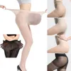 Sokken kousen klassieker zwarte dames traanbestendige nylon pantyhose high-taille vrouwelijk ademende elastische, strakke passende mode kousen