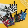 Akcesoria turystyczne Tag bagażowy Multicolor Puzzle Gel Suilica Walizka ID Uchwyt Adres Bagaż Tagi Portable Etykieta