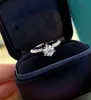 S925 Silber Punk Charm Band Ring mit einem großen Diamanten und kleiner Größe funkeln für Frauen Hochzeit Engagement Schmuck Geschenk Have Stempel PS8902