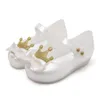 Crown Bow Girls Sandals Cute Children Fish Mouth Shoes Toddler Baby Sandal Comfortable Kids Princess Jelly Shoes