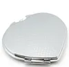 DIY Maquillage Miroirs Fer Sublimation Blanc Plaqué Feuille D'aluminium Fille Cadeau Cosmétique Compact Miroir Portable Décoration 3 2x M2