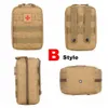 Custodia Medical Camping Tactical Molle First Aid Kit Esercito Caccia all'aperto Camping Emergency Survival Tool Pack Military Medical Borsa EDC