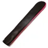 Support de cas de couverture de bâton d'alignement de golf de flamant rose de broderie de cuir d'unité centrale noir
