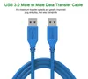 USB 3.0 Man till USB3 M förlängningskabel 0,6m 1m 1,5m 2FT 3FT 5FT 60cm 100cm 150cm
