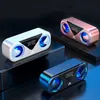 MC-H9 Bluetooth-динамик беспроводной бас стерео светодиодный дисплей будильник Главная Мобильный телефон Мини аудио сабвуфер 3000 мАч Умный громкость двойных динамиков