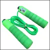 Corde per saltare Attrezzature Forniture Sport all'aperto Lunghezza per bambini Esercizio per bambini Conteggio automatico regolabile Attrezzatura per il fitness con corda per saltare all'aperto