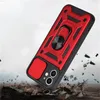 ARMORE ARMORRUS Cases fotocamera Protezione dell'obiettivo Porta anello magnetico Cover posteriore per iPhone 11 12 Pro Max XR XS X 7 8 Plus