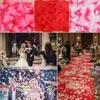 Bröllopsblommor 100 st/pack 5*5 cm konstgjorda blommor simulering rosenblad dekorationer bröllop äktenskap rum vackert rosblomma