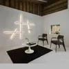 Moderne schwarze Wandleuchte LED minimalistische Lampe Inneneinrichtung Wohndekor Beleuchtung Wohnzimmer Gang Korridor Schlafzimmer Design