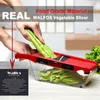 Creative Mandoline Plastic Vegetable Fruit Slicers & Cutter With Adjustable Stainless Steel Blades Carrot Potato Onion Grater 210317