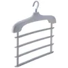 Cabides racks calças múltiplas funcionais rack não deslizamento de armário dobrável organizador de guarda-roupa para calças de calças de roupas laços de lenços