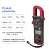 Multimeters ST201 الرقمية المتعدد المشبك Ammeter الترانزستور مكثف اختبار الطاقة