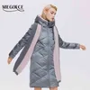 MIEGOFCE hiver femmes longue Parka matelassé manteaux avec écharpe haute qualité marque manteau dames vestes D21815 210923