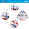 Vår Höst 2-8 10 12 år Långärmad Ficka Färgglada Striped Färg Patchwork Bomull Baby Kids Boy Shirts för Barn 210701