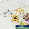 Figurines 1Pc Gold-plated Ball Stand Metal Display Holder Rack Support Base For Soccer Volleyball Basketball Football Home Decor Ornament