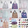 Home Storage Nylon Foldable Shopping Bags Reusable Eco-Friendly folding Bag Ladies Storage Bags DHP31