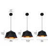 Lamp Covers & Shades Modern Led Pendant Lights Fixture With Iron Lampshade Diningroom Cafe Bar Restaurant Nordic Hanging