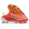 2021 Newest Mens X SPEEDFLOW+ FG Soccer Shoes High Quality Black White Red Messi Cleats Outdoor Football Boots