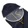 Mens Womens Cycling Bicycle Bike Raincoat Rain Cape Poncho Hooded Windproof Rain Coat Mobility Scooter Cover (Navy Blue) 210320