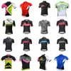 Merida Team Mäns Cykling Kortärmad Jersey Road Racing Shirts Cykeltoppar Sommar Andas utomhus Sport Maillot S21042667