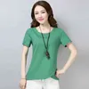 Camiseta Mujer T 셔츠 Womensummer 여성 의류 인쇄 플러스 사이즈 티셔츠 코튼 여성 탑스 티셔츠 Femme 210604