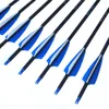 28" 30" 31" Archery Carbon Arrows Hunting Arrow 500 Spine with Replace Arrowheads for 30-60lbs Compound / Recurve Bow