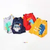Neuheit Frühling Herbst Kinderkleidung Baby Kinder Langarm Cartoon Tier T-Shirt für Jungen 2 3 4 5 6 7 8 Jahre Jungen 210701