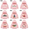 Jesień Boże Narodzenie Dzieci Bluzy Santa Claus Print Bluzy Sweter Cute Casual Dzieci Pullover Jacket M3841