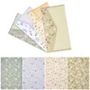 Enveloppes et 60 papiers à lettres, joli Kit de papeterie d'écriture avec impression de fleurs, Style mixte, emballage cadeau 7326027