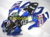 Injektion ABS Fairings Kit Fairing Kits för Yamaha YZFR6 YZF R6 2008 2009 2010 2011 2012 2013 2015-2016 2014 08 09 10 11 12 13 14 15 16 Anpassad presentkroppar Väl blå svart