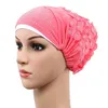 Beanie/Kafatası Kapakları 1# Kadınlar Müslüman Stretch şapka Kaçı Saç Destesi Başkanı Eşarp Sargı