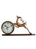 Desk & Table Clocks Nordic Modern Clock Solid Wood Creative Fashion Decoration Living Room Household Desktop Watches Resin Wooden