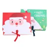 UPS 크리스마스 이브 큰 선물 상자 산타 요정 디자인 종이 카드 크래프트 선물 파티 호의 활동 상자 레드 그린 gc0825