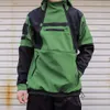 Fashion Men windbreaker Jackets Hooded Coats Unisex Outdoor Black White Green Hip Hop Streetwear Spring Autumn Sport Hoodies Causa2194