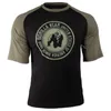 Män Kortärmad T-shirt Bodybuilding Workout Elasticitet Fitness Gym Mens T Shirt 210716