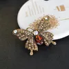 Vintage Rhinestone Insect Brooches Colorful Crystal Butterfly Brooch Pins Wedding Party Banquet Bouquet Jewelry Accessories for Women