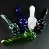 Szkło Head Glass Pipe Pyrex Olej Palnik Czaszka Design Palenie Rury Multi Color Tobacco Tool Kolorowe akcesoria Collowe DAB RIG33