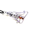 Natural Crystal 7 Färgglada Sten Mode Charm för DIY Halsband Pendant Yoga Seven Star Group Smycken