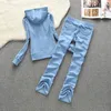 Women Tracksuit Solid Color Velvet 2 Pieces Outfit Sweatshirt+Straight Sweatpants Matching Set Fitness Sporty Streetwear XS-2XL Women's Two